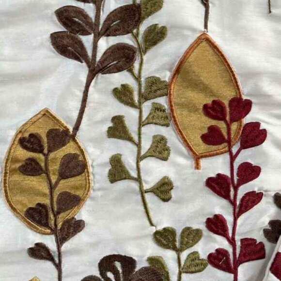 Two Pier 1 Embroidered Floral Throw Pillow Covers Elena Gilbert Vampire Diaries - Picture 7 of 15